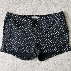 Torrid Feel the Fit Navy Blue & White Star Shorts - Plus Size 22